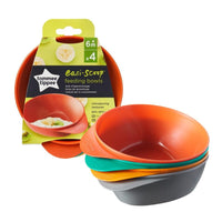 Tommee Tippee – Easy Scoop Feeding Bowl – 4 Pack / 67140 - Karout Online -Karout Online Shopping In lebanon - Karout Express Delivery