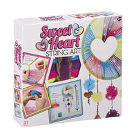 SWEET HEART STRING ART.