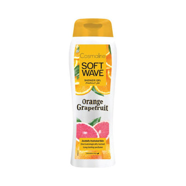 Cosmaline SOFT WAVE SHOWER GEL ORANGE AND GRAPE FRUIT 400ml / B0003873 - Karout Online -Karout Online Shopping In lebanon - Karout Express Delivery