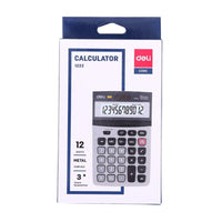 Deli E1222 Calculator 12 Digits - Karout Online -Karout Online Shopping In lebanon - Karout Express Delivery