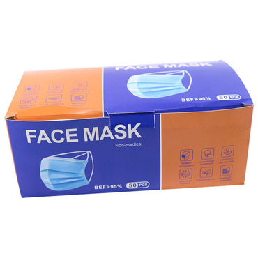 3Ply Hijab Face Mask  50 pcs - Karout Online -Karout Online Shopping In lebanon - Karout Express Delivery