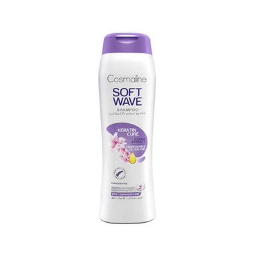 Cosmaline SOFT WAVE KERATIN CURE SHAMPOO FOR DRY / DAMAGED HAIR 400ml /B0003363 - Karout Online -Karout Online Shopping In lebanon - Karout Express Delivery