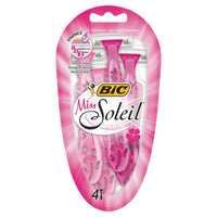Bic Shaver Miss Soleil Disposable Women Razors / 4 pieces - Karout Online -Karout Online Shopping In lebanon - Karout Express Delivery