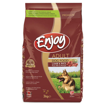 Enjoy Adult Dog Food Lamb & Rice 3kg - Karout Online -Karout Online Shopping In lebanon - Karout Express Delivery