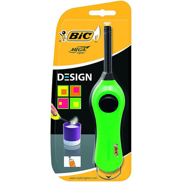 Bic Mega Fluo Lighter Design - Karout Online -Karout Online Shopping In lebanon - Karout Express Delivery