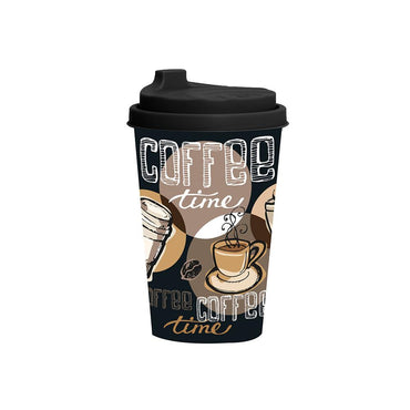 Herevin Coffee Cup - Coffee Time / 340ml - Karout Online -Karout Online Shopping In lebanon - Karout Express Delivery