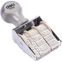 Deli EM75210 Rotary Date Stamp Day/Month/Year - Karout Online -Karout Online Shopping In lebanon - Karout Express Delivery