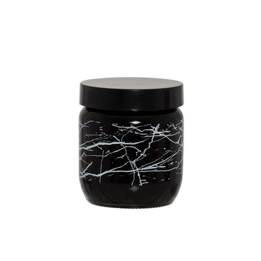 Herevin Decorated Black Marble Jar - Karout Online -Karout Online Shopping In lebanon - Karout Express Delivery