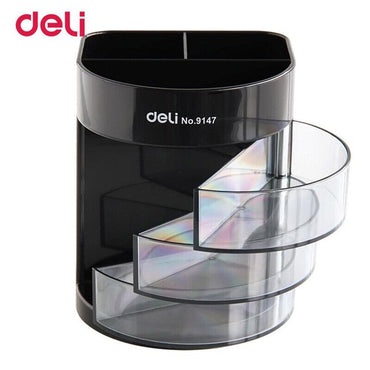 Deli E9147 Desk Organizer 8.6 x 8.6 x 10.3 cm - Karout Online -Karout Online Shopping In lebanon - Karout Express Delivery