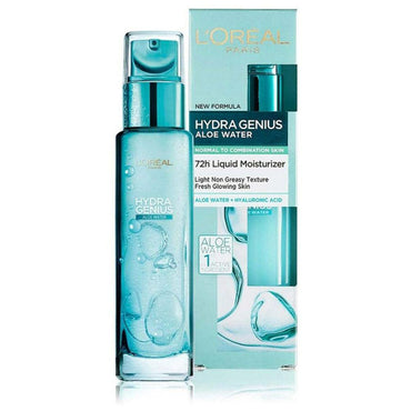 L'Oreal Paris Hydra Genius Aloe Water Normal To Combination Skin 70ml - Karout Online -Karout Online Shopping In lebanon - Karout Express Delivery