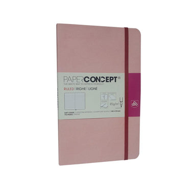 OPP Paperconcept Executive Notebook PU Pastel Soft Cover Line / 13×21 cm - Karout Online -Karout Online Shopping In lebanon - Karout Express Delivery