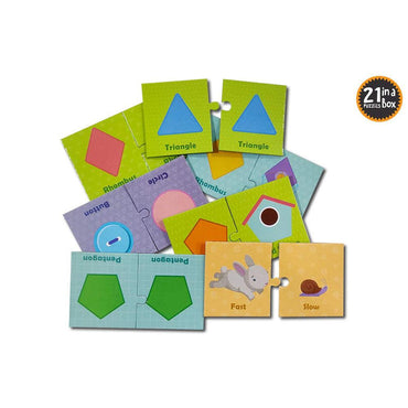 Popcorn Games & Puzzles Shapes, Sizes & Opposites - Karout Online -Karout Online Shopping In lebanon - Karout Express Delivery