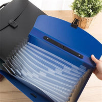 DELI E5557 Expanding File with Handle A4 -13 Pockets - Karout Online -Karout Online Shopping In lebanon - Karout Express Delivery