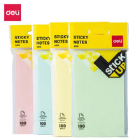Deli EA01502 Sticky Notes 76×126 mm 100 sheets - Karout Online -Karout Online Shopping In lebanon - Karout Express Delivery