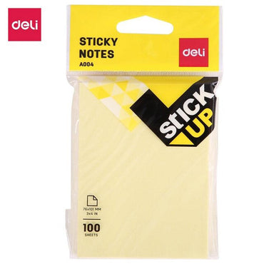 Deli Sticky Notes 100 Sheets EA00452 76 x 101 mm - Karout Online -Karout Online Shopping In lebanon - Karout Express Delivery