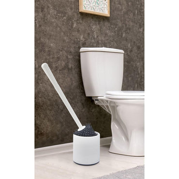 ATA HOME Silicone Wc Toilet Brush With Holder - Karout Online -Karout Online Shopping In lebanon - Karout Express Delivery