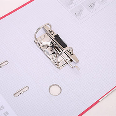 Deli EB20140 Lever Arch File A4 3 inch - Red - Karout Online -Karout Online Shopping In lebanon - Karout Express Delivery