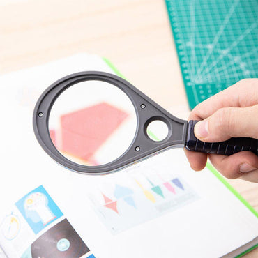 Deli E9090 Magnifying Glass 7.5 cm 2.5 x - Karout Online -Karout Online Shopping In lebanon - Karout Express Delivery