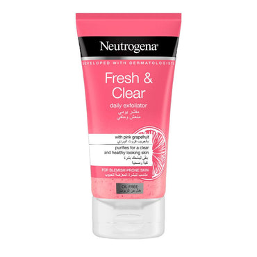 Neutrogena Fresh & Clear Daily Exfoliator For Blemish Prone Skin 150ml - Karout Online -Karout Online Shopping In lebanon - Karout Express Delivery
