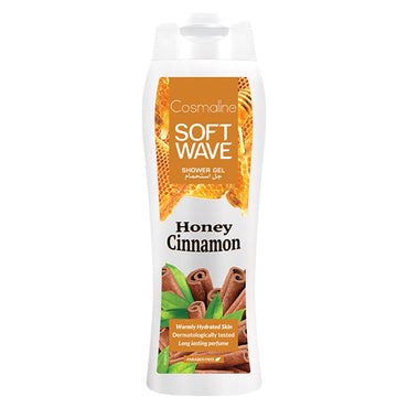 Cosmaline SOFT WAVE SHOWER GEL HONEY CINNAMON 400ml / B0004140 - Karout Online -Karout Online Shopping In lebanon - Karout Express Delivery