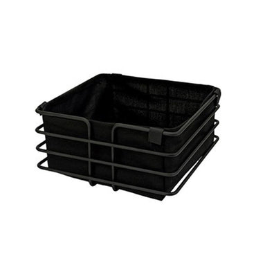 Yakut Stainless Square Metal Basket / 4069 - Karout Online -Karout Online Shopping In lebanon - Karout Express Delivery