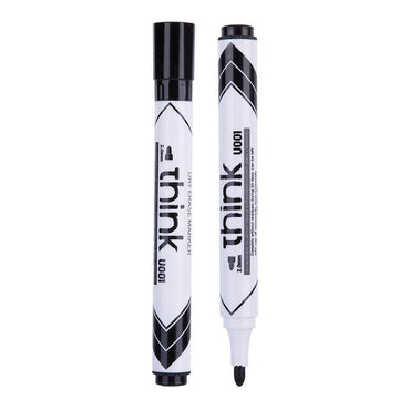 Deli U00120 Dry Erase Bullet Tip Black / 41251 - Karout Online -Karout Online Shopping In lebanon - Karout Express Delivery