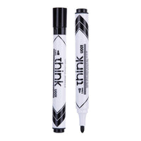 Deli U00120 Dry Erase Bullet Tip Black / 41251 - Karout Online -Karout Online Shopping In lebanon - Karout Express Delivery