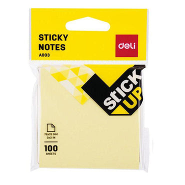Deli Sticky Notes 76 x 76mm EA00352 100 SHEETS - Karout Online -Karout Online Shopping In lebanon - Karout Express Delivery