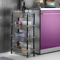 Follow Me 4 Layers Rectangle transparent Nostalgia Shelf - Karout Online -Karout Online Shopping In lebanon - Karout Express Delivery