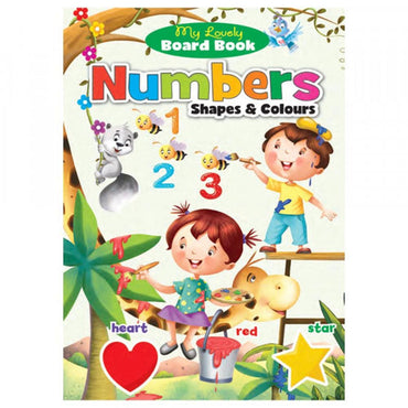 Mind To Mind My Lovely Board Book - Numbers Shapes & Colours - Karout Online -Karout Online Shopping In lebanon - Karout Express Delivery