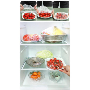Disposable Food Cover Plastic Wrap 100pcs / KC22-103 - Karout Online -Karout Online Shopping In lebanon - Karout Express Delivery