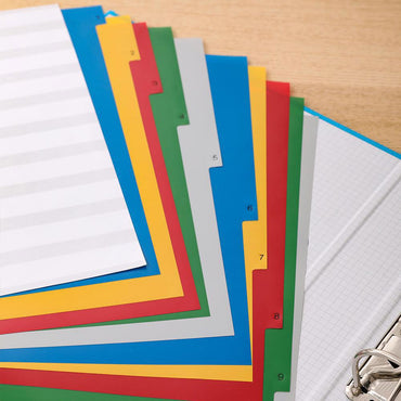 Deli E5724A Dividers 10 Sheets - A4 - Karout Online -Karout Online Shopping In lebanon - Karout Express Delivery