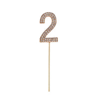 Number Cake Topper Glitter
