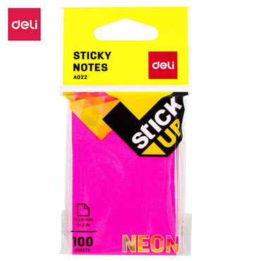 Deli EA02202 Sticky Notes 76×51 mm 100 sheets - Karout Online -Karout Online Shopping In lebanon - Karout Express Delivery