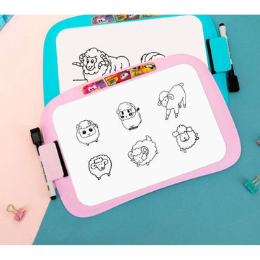 Deli EH50002 White Board 20.5 x 28.6 cm - Karout Online -Karout Online Shopping In lebanon - Karout Express Delivery