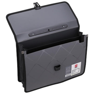Deli E39634 Cube Brief Case with Handle A4 - Karout Online -Karout Online Shopping In lebanon - Karout Express Delivery