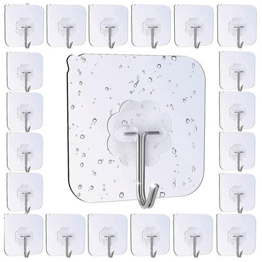 Wall Adhesive Hooks 20pcs / 22FK048 - Karout Online -Karout Online Shopping In lebanon - Karout Express Delivery