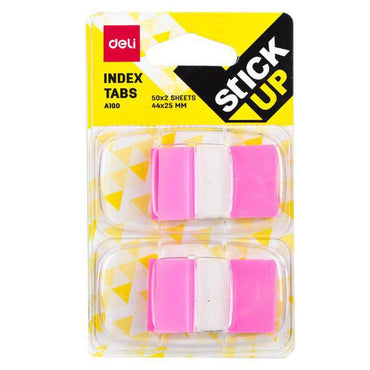 Deli EA10001 Index Tabs 44 x 25 mm - Karout Online -Karout Online Shopping In lebanon - Karout Express Delivery
