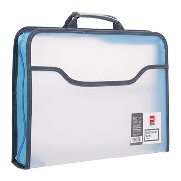 Deli E38129 Zip A4 Document Case with Handle - Karout Online -Karout Online Shopping In lebanon - Karout Express Delivery