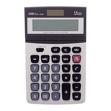 Deli E1222 Calculator 12 Digits - Karout Online -Karout Online Shopping In lebanon - Karout Express Delivery