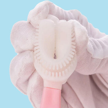 U shaped Toothbrush for kids 6-12 years / 22FK042 - Karout Online -Karout Online Shopping In lebanon - Karout Express Delivery