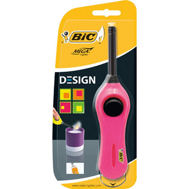 Bic Mega Fluo Lighter Design - Karout Online -Karout Online Shopping In lebanon - Karout Express Delivery