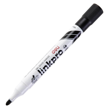Deli U00520 Dry Erase Marker Refillable Linkpro 2mm Black - Karout Online -Karout Online Shopping In lebanon - Karout Express Delivery