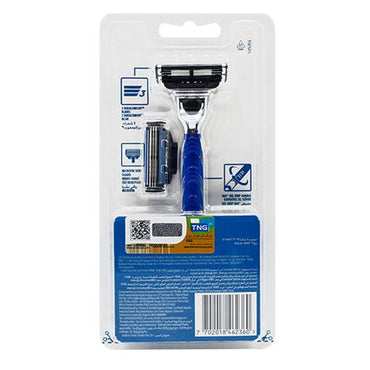 Gillette Mach3 Start Men’s Razor Handle + 2 Refill - Karout Online -Karout Online Shopping In lebanon - Karout Express Delivery