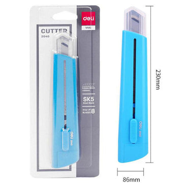 Deli E2040 Cutter with Cover Blue - Karout Online -Karout Online Shopping In lebanon - Karout Express Delivery