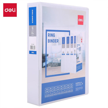 DELI E5615N Ring Binder 1.5Inch 4-Holes D-Rings  - A4 - Karout Online -Karout Online Shopping In lebanon - Karout Express Delivery