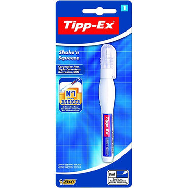 Bic Tipp Ex Shaken Squeeze 8ml Correction Pen - Karout Online -Karout Online Shopping In lebanon - Karout Express Delivery