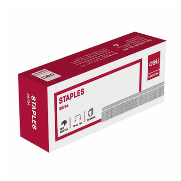 Deli E39704 STAPLES 26/6 silver 5000 pcs - Karout Online -Karout Online Shopping In lebanon - Karout Express Delivery