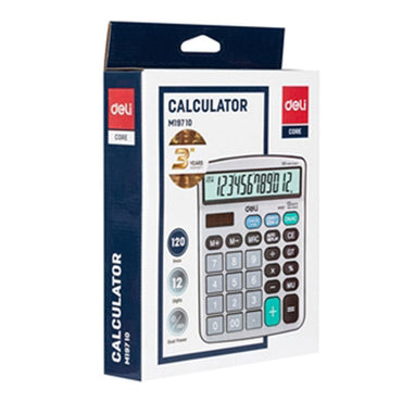 Deli EM19710 Calculator 12 Digits - Karout Online -Karout Online Shopping In lebanon - Karout Express Delivery