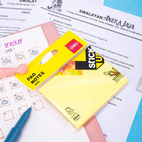 Deli EA02102 Sticky Notes 76×101 mm 100 sheets 4 colors - Karout Online -Karout Online Shopping In lebanon - Karout Express Delivery